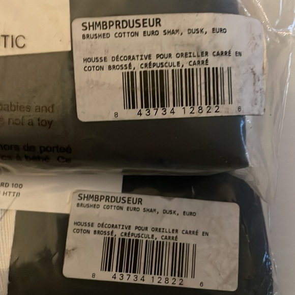 2 / Parachute Brushed Cotton Euro Sham in Dusk - Picture 6 of 6